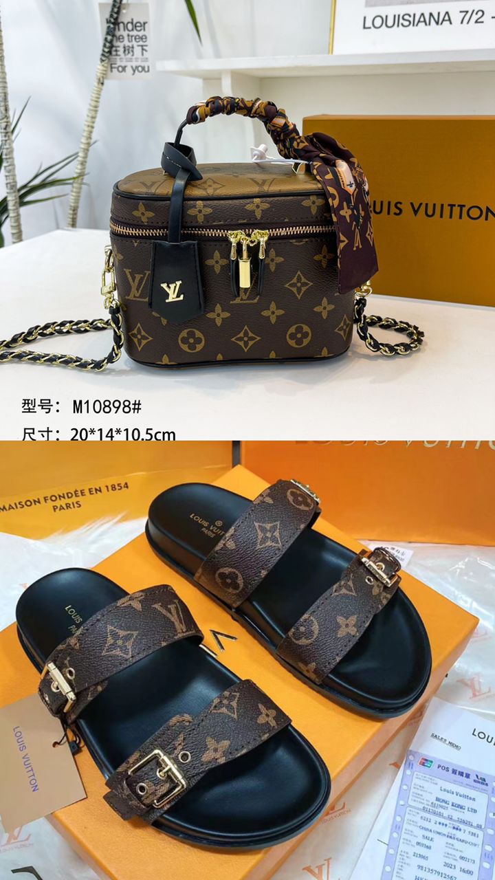 Coach Matching Bag & Sandals Set – Available in Multiple Colors