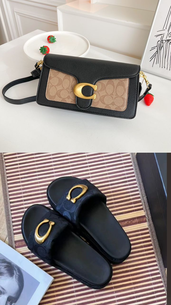 Coach Matching Bag & Sandals Set – Available in Multiple Colors