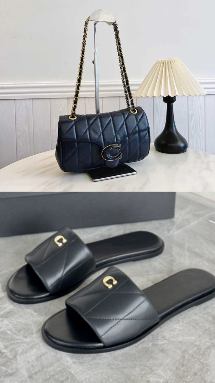 Coach Matching Bag & Sandals Set – Available in Multiple Colors