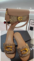 Coach Matching Bag & Sandals Set – Available in Multiple Colors